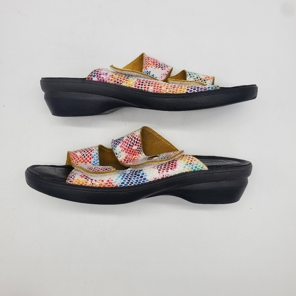 Flexus by Spring Step Shoes Women 8 EU 39 Kina Slide Sandal Multi Color - Picture 9 of 9